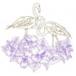 Schönes Flamingo Paar [Digital]