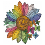 Kunterbunte Sonnenblume [Digital]