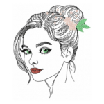 Zauberhafte Frau im Doodle Stil [Digital]