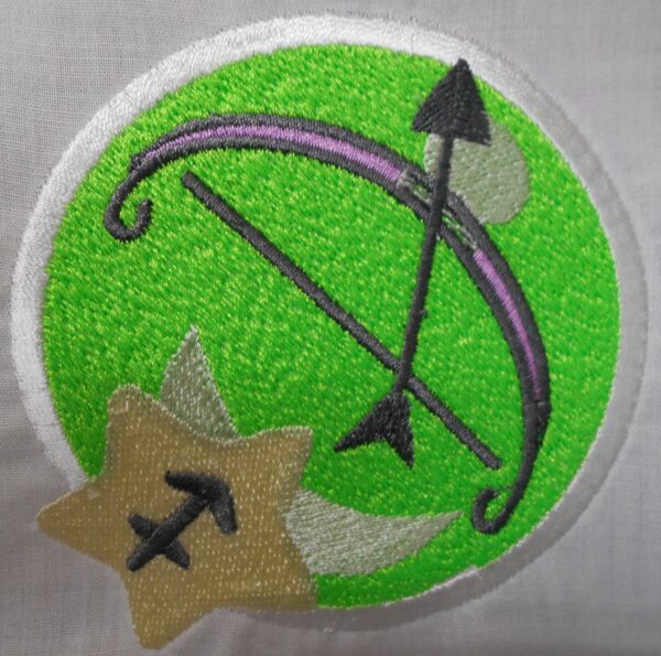 Sternzeichen Schütze im Comic Stil Stickdatei [Digital] – Bild 2