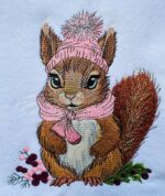 Niedliches Winter Eichhörnchen [Digital] – Bild 3