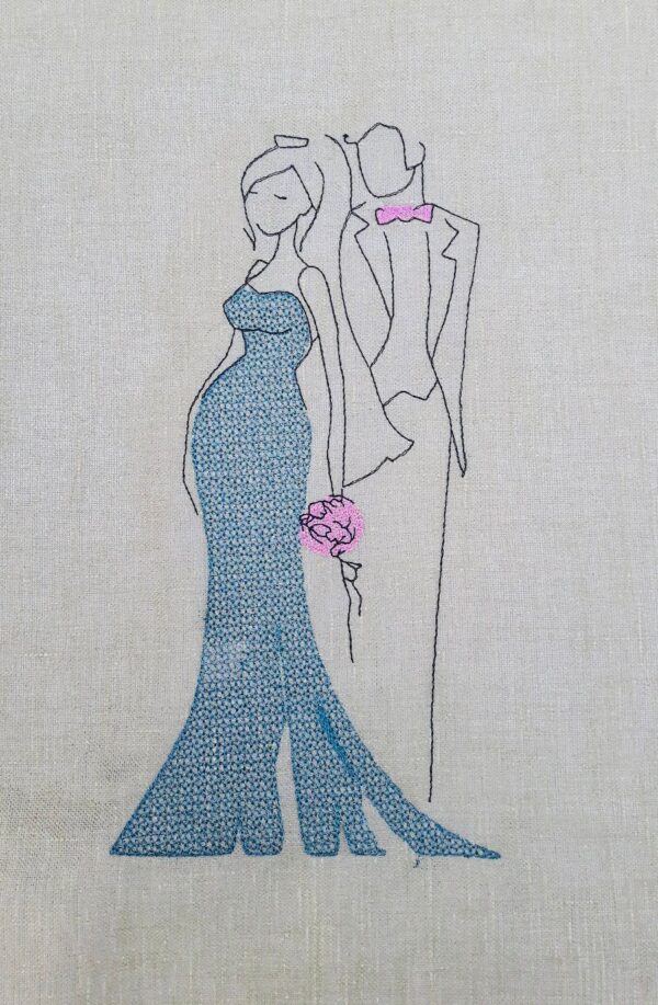 Braut und Bräutigam im Doodle Stil [Digital] – Bild 3