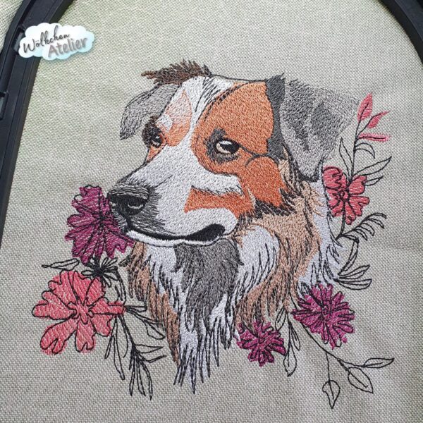 Hund mit Blumen [Digital] – Bild 3