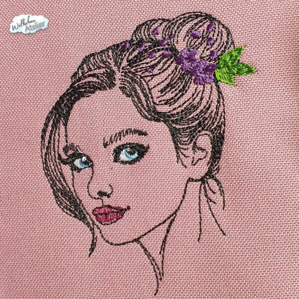 Zauberhafte Frau im Doodle Stil [Digital] – Bild 4