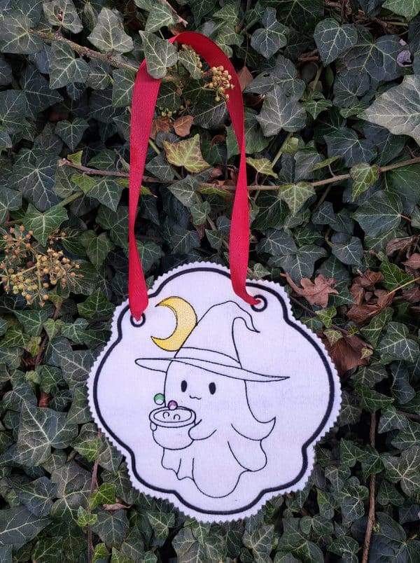 Geist Stickdatei, niedlicher Halloween Geist für deine Stickmaschine [Digital] – Bild 2