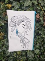 Frau Stickdatei, wunderschöne Doodle Dame für deine Stickmaschine [Digital] – Bild 3