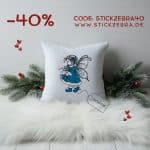 Weihnachtselfe Stickdatei, niedliches Weihnachts-Motiv für deine Stickmaschine [Digital]