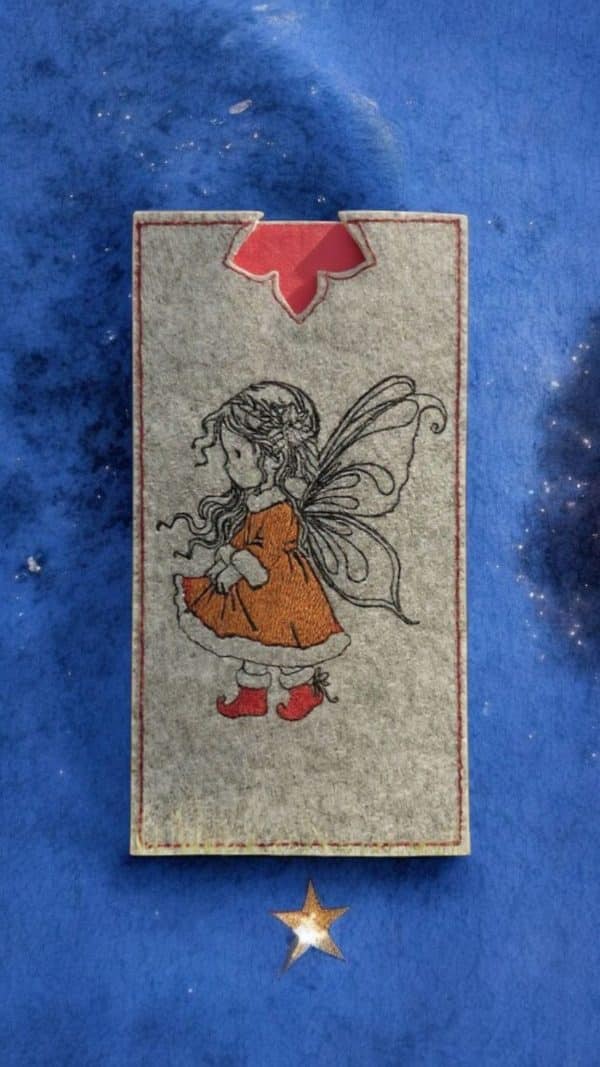 Weihnachtselfe Stickdatei, niedliches Weihnachts-Motiv für deine Stickmaschine [Digital] – Bild 2