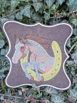 Pferd Stickdatei, springendes Pferd für deine Stickmaschine [Digital] – Bild 3