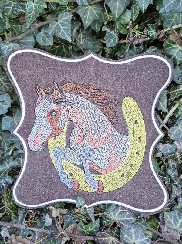 Pferd Stickdatei, springendes Pferd für deine Stickmaschine [Digital] – Bild 3