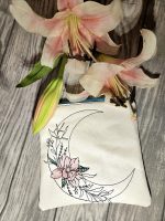 Blumenmond Stickdatei, blumiger Mond mit Magnolien für deine Stickmaschine [Digital] – Bild 2