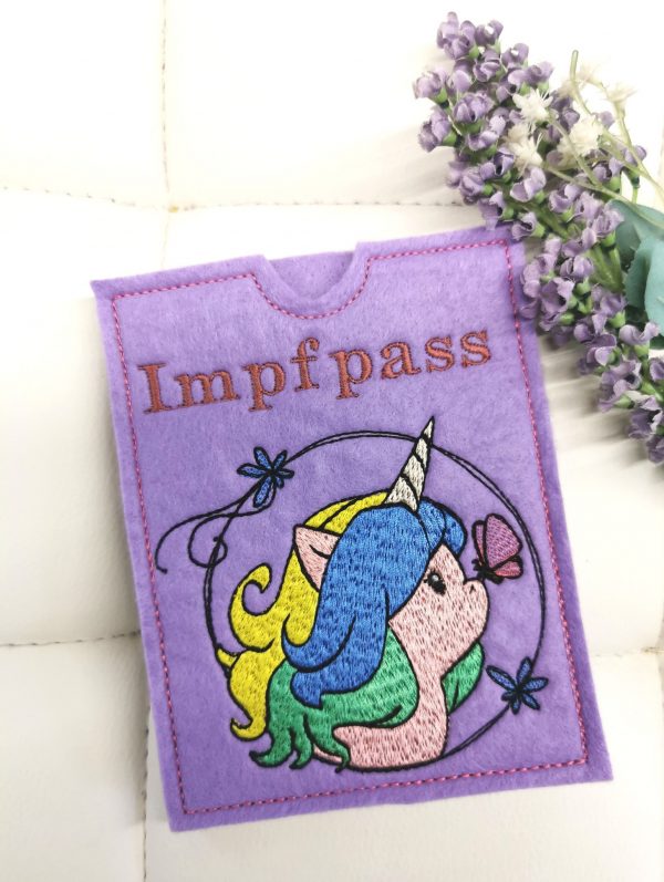 Einhorn Stickdatei, Doodle Einhorn für deine Stickmaschine [Digital] – Bild 2