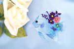 Fisch Stickdatei, blumiger Fisch für deine Stickmaschine [Digital] – Bild 2