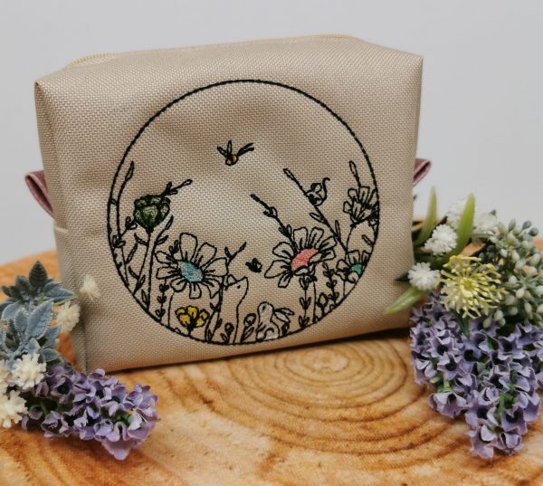 Frühlingsrahmen Stickdatei, sommerlicher Rahmen für deine Stickmaschine [Digital] – Bild 2