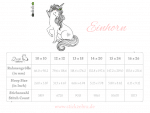 Einhorn Stickdatei, Doodle Einhorn für deine Stickmaschine [Digital] – Bild 3