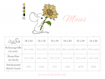 Maus Stickdatei, niedliche Maus mit Sonnenblume für deine Stickmaschine [Digital] – Bild 3