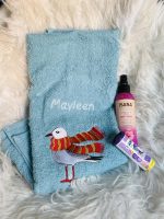 Möwe Stickdatei, winterlicher Möwe mit Schal für deine Stickmaschine [Digital] – Bild 2