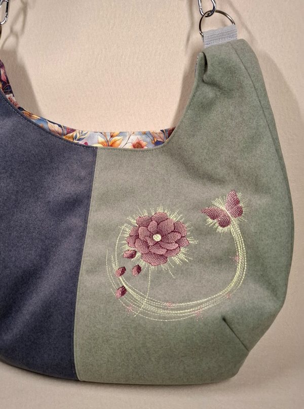 Blume Stickdatei, magische Blume mit Schmetterling für deine Stickmaschine [Digital] – Bild 3