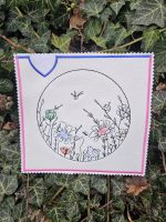 Frühlingsrahmen Stickdatei, sommerlicher Rahmen für deine Stickmaschine [Digital] – Bild 3