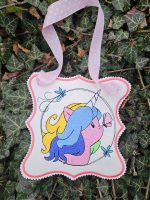 Einhorn Stickdatei, Doodle Einhorn für deine Stickmaschine [Digital] – Bild 3