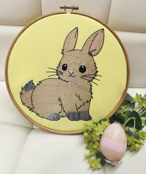 Hase Stickdatei, niedlicher Osterhase für deine Stickmaschine [Digital] – Bild 2