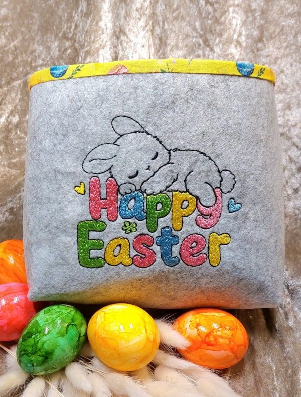 Hase Stickdatei, schlafender Osterhase für deine Stickmaschine [Digital] – Bild 2