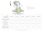 Yoga Lady Stickdatei, niedliche Frau in Yoga Pose für deine Stickmaschine [Digital] – Bild 5